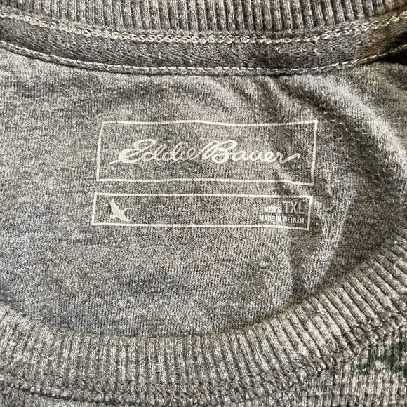 Eddie Bauer Shirt Thermal Aztec Waffle Knit Southwest Crewneck Mens XLT - Picture 3 of 7